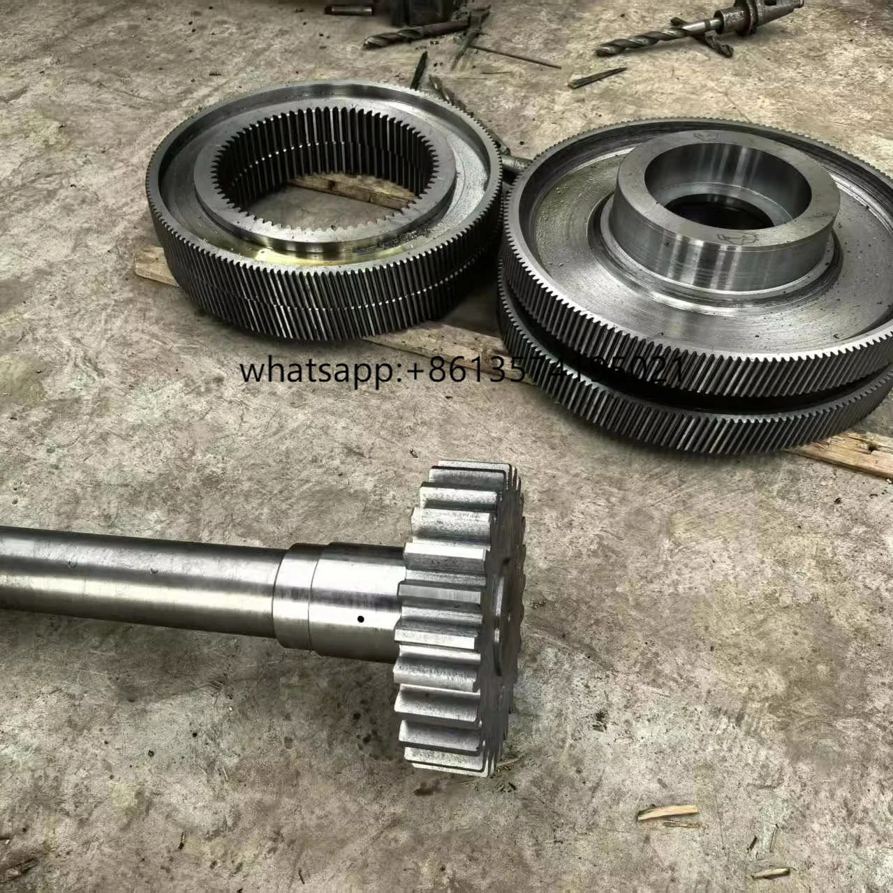 

Heavy Excavator Customized Casting Large Size Slewing Helical Gear Pinion Drive Spur Gear and Pinion Shaft for Gearbox