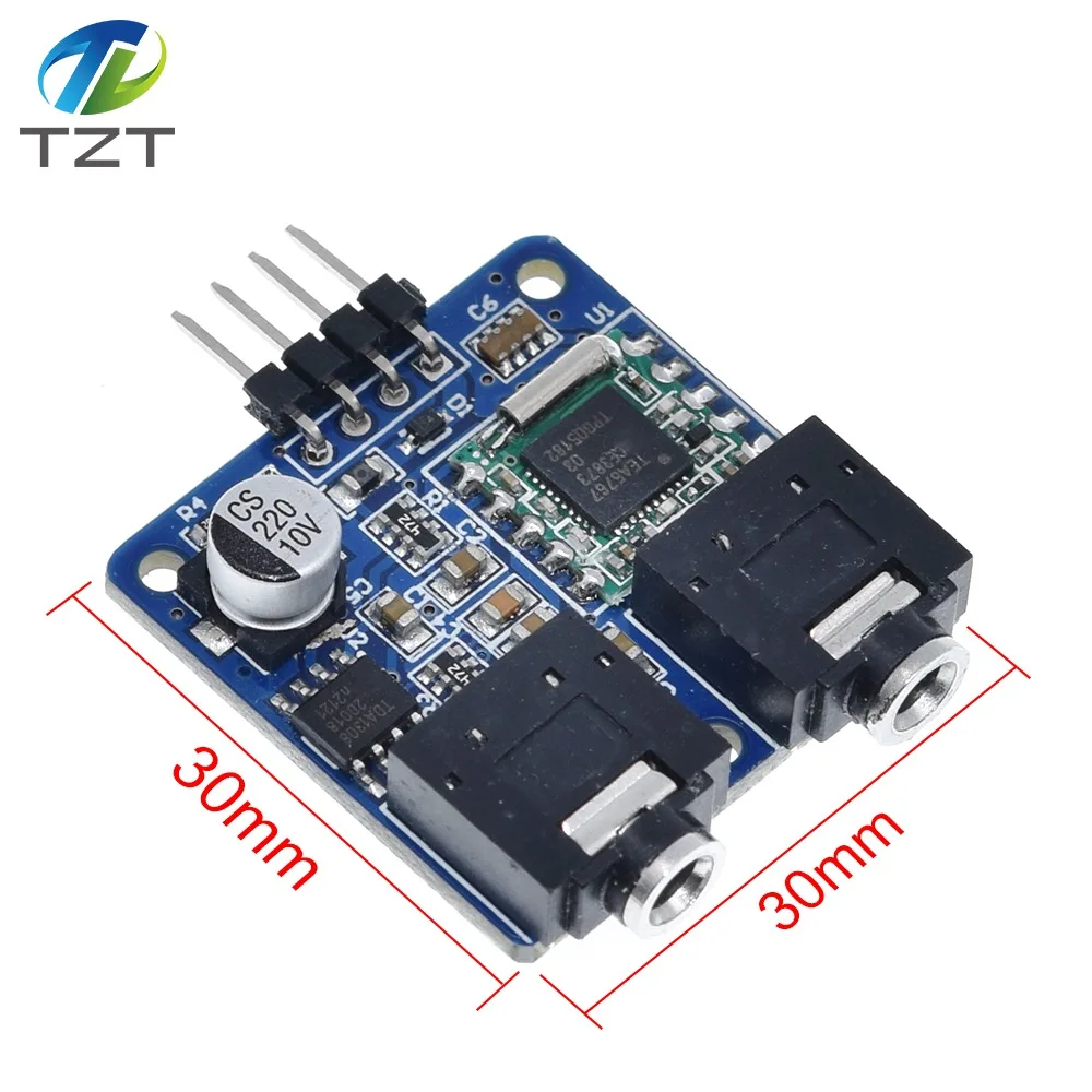 TEA5767 FM Stereo Radio Module For Arduino 76-108MHZ With Free Antenna Reverse Polarity Protection Diode Filtering Sensor