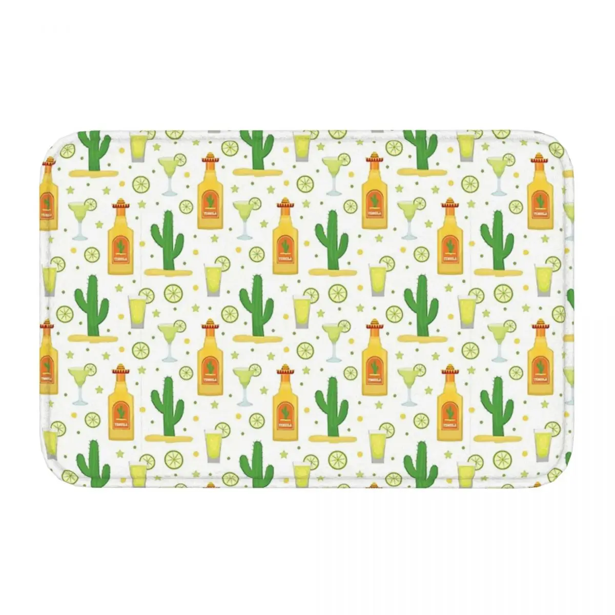 Bedroom Mat Margarita Tequila Fiesta Time Doormat Living Room Carpet Entrance Door Rug Home Decor