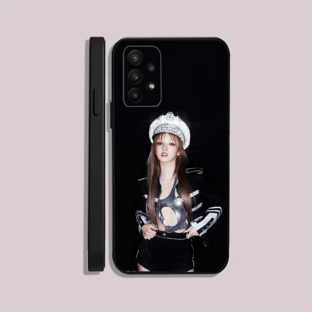 Kpop G-Idle Yuqi  Phone Case For Samsung S24,23,22,30,21,10,9,Ultra,Plus,Lite,FE,5G Black Soft Case