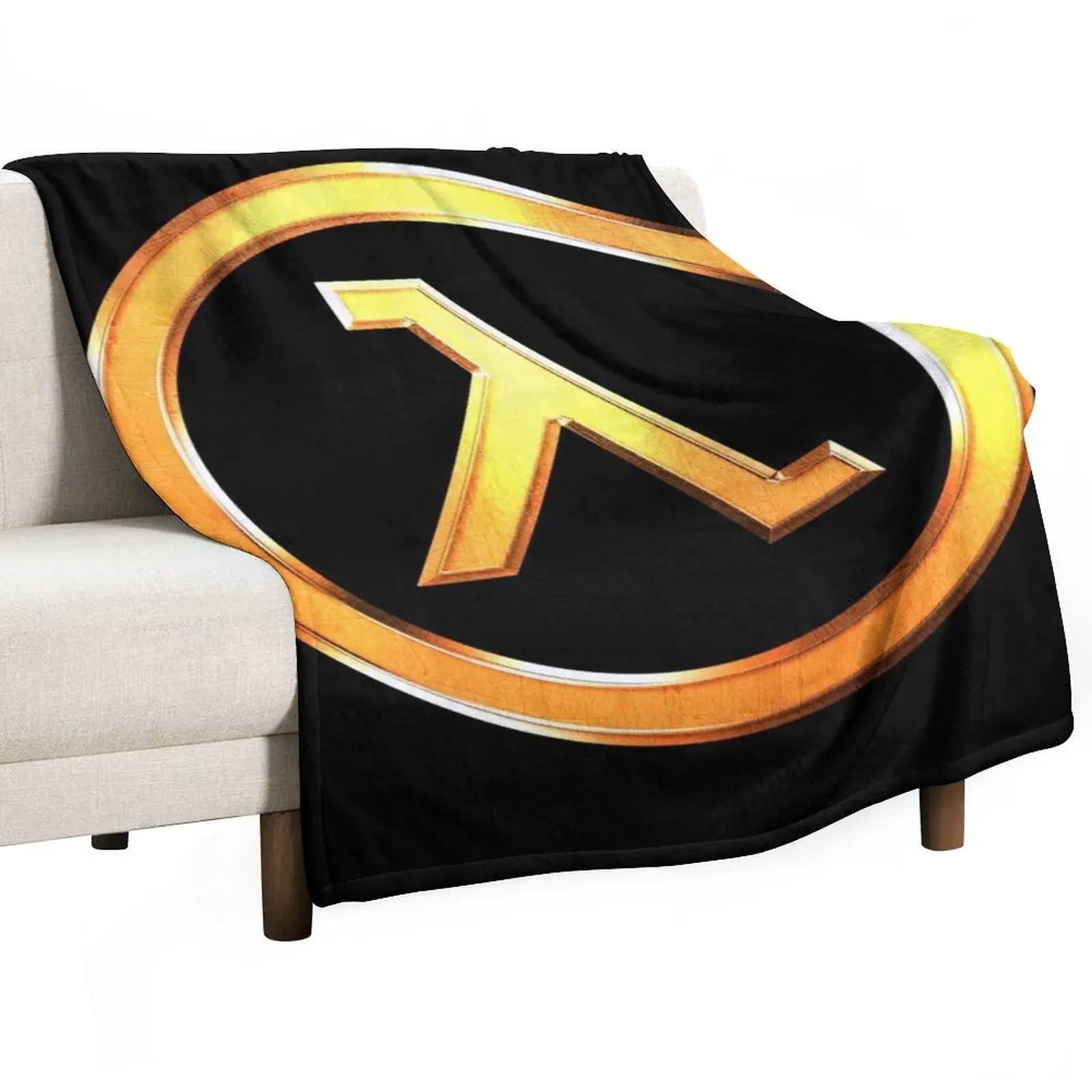 

Half Life Lambda Symbol (Variant) Throw Blanket for sofa manga Blankets For Baby Baby Blankets