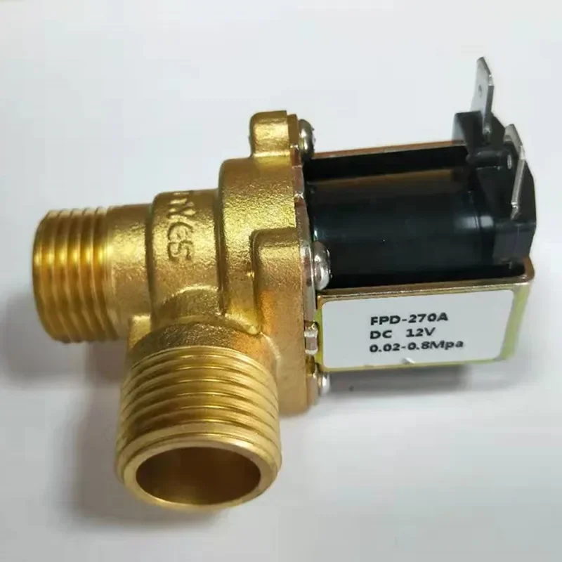 Hot DC 12V DN15 G1/2 Brass Electric Solenoid Valve Normally Closed Water Inlet Switch with Filter