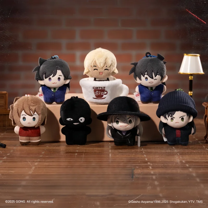 

POPMART GONG Detective Conan 5cm Pocket Doll Blind Box Kawaii Keychain Collectible Mystery Toy Gifts For Anime Fans Collectors
