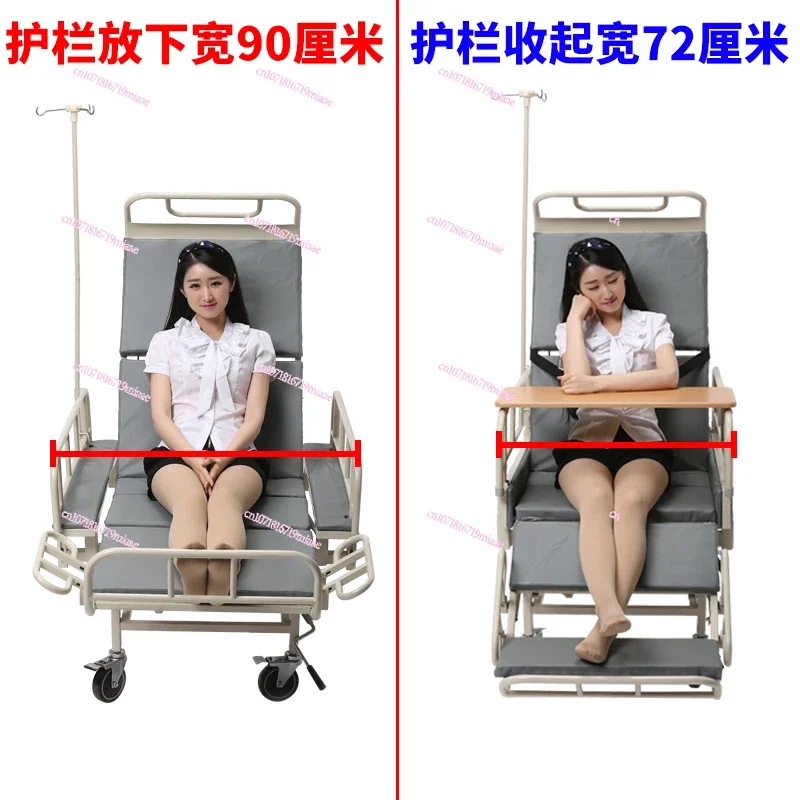 Nursing bed Wheelchair Paralysis rehabilitation medical for the elderly Multifunctional hospital Manual double