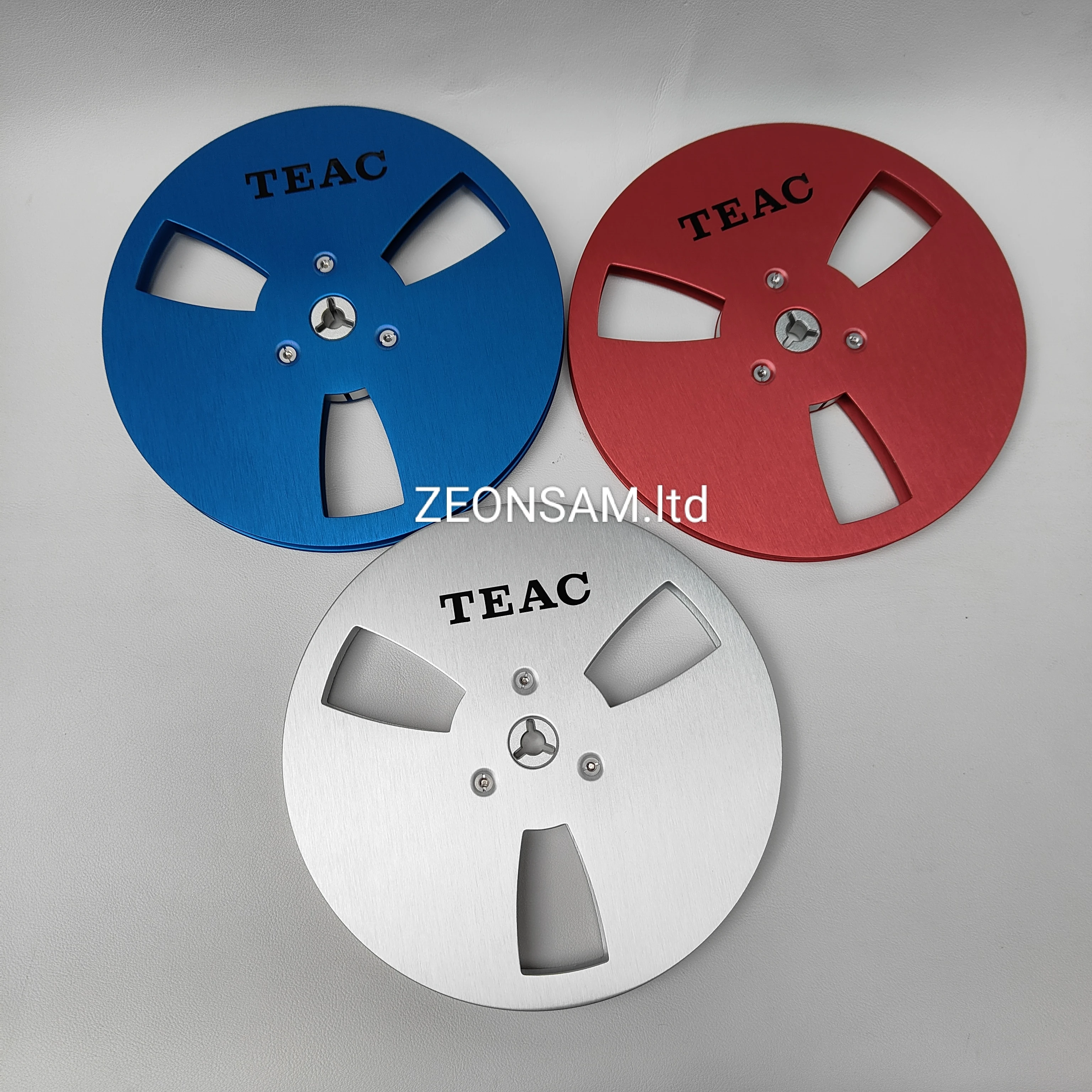 TEAC 1/4 7 Inch Empty Tape Reel Nab Hub Reel-To-Reel Recorders Accessory Empty Aluminum Disc Opening Machine Parts