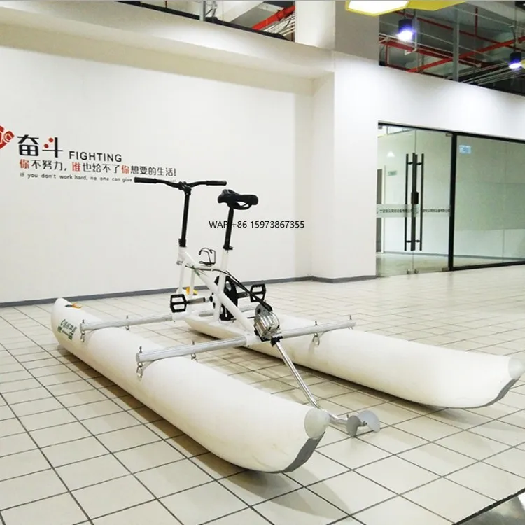 

Inflatable Water Bicycle New Water Bikes Sports Game Product Water Bike Floating Bicycle on Lake