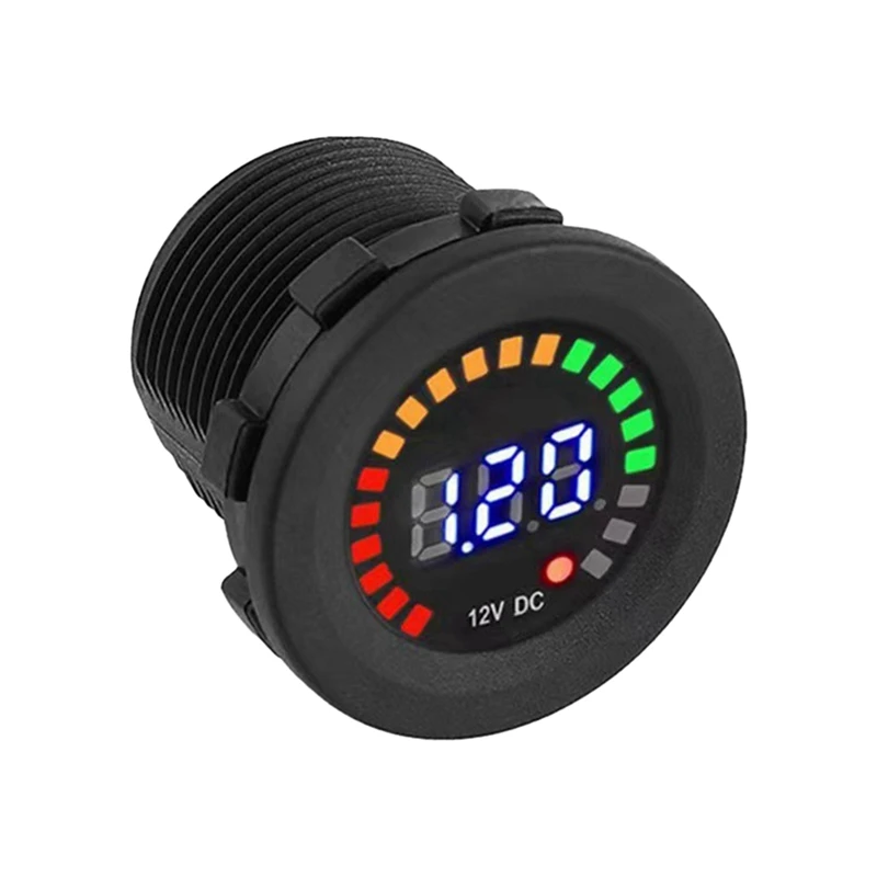 DC 12V Universal Car Motorcycle Boat LED Digital Voltmeter Panel Volt Meter Monitor Gauge Display Car Accessories