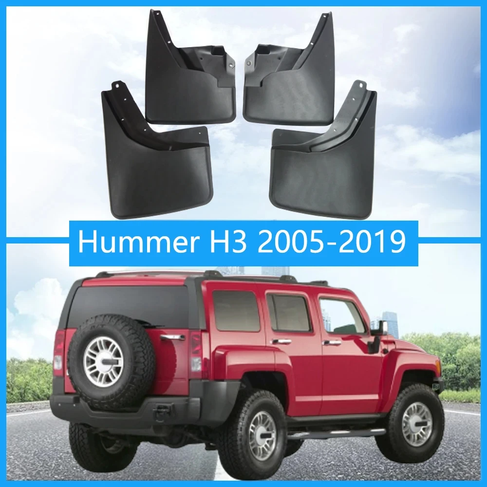 mud splash For Hummer H2 H3 2003-2019 Mud Flaps Mudguards Splash Guards Mud Flaps Fender mudguard auto accessories 2003-2019 20