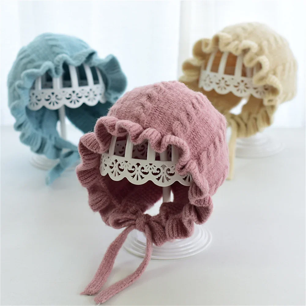 Baby Hat Soft 5 Months-2 Years Old Infant Accessories Children Wool Hat Thickened Autumn Winter Boys Care Children Knitting Hat