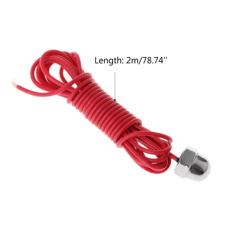 Water Level Probe with 2M/79 Inches Cable Stainless Steel Water Liquid Level Probe Sensor for Water Level Controller