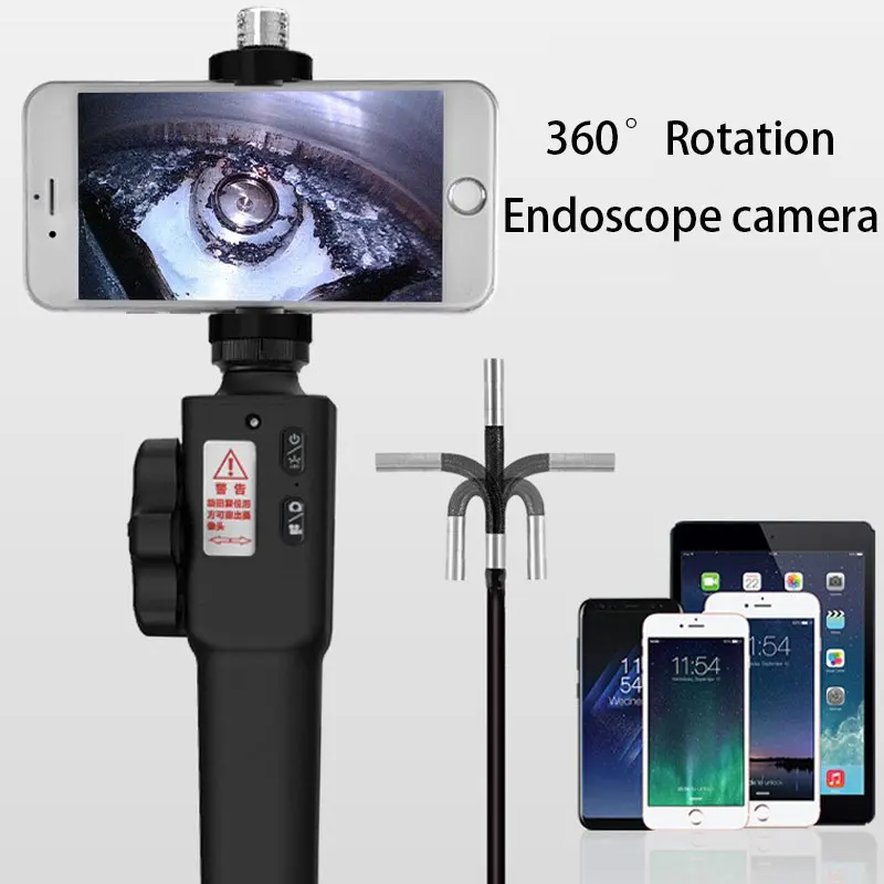 

Car Engine Inspection 360 Rotation Endoscope Camera Handhold USB PC Kameralar 1080P Definition Camera Endoscopique Waterproof