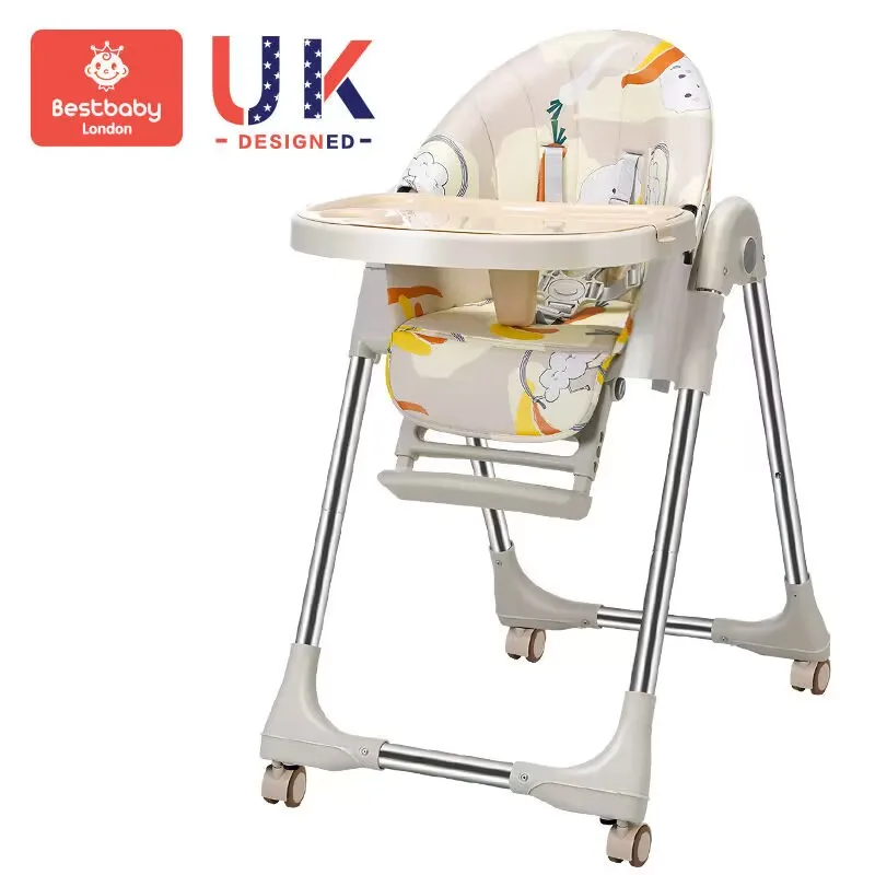 Baby Feeding Chair Portable Baby Seat Baby Dinner Table Multifunction Adjustable Folding Chairs for Children  High Chair