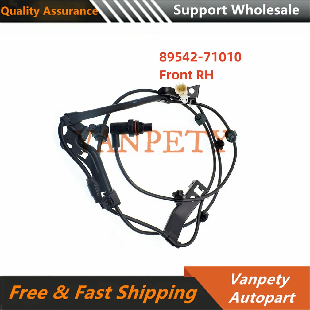 For Toyota Fortuner Hilux 2004-2015 KUN26 New ABS Wheel Speed Sensor Front Left & Right Side 89543-71010 89542-71010