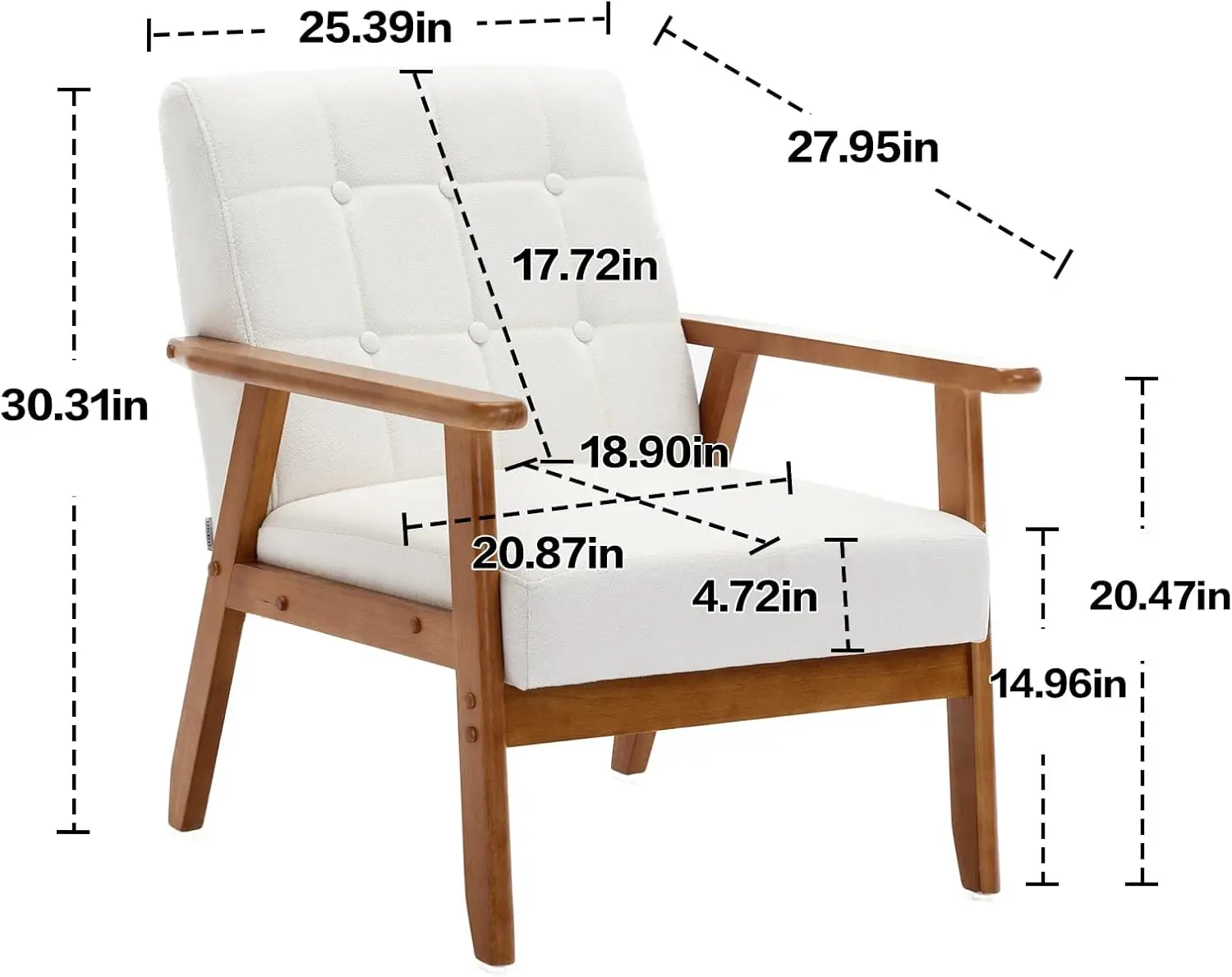 Cadeiras modernas do lazer com mesa lateral, cadeira do convidado, cadeiras da recepção, mesa de café, escritório e casa, meados de século