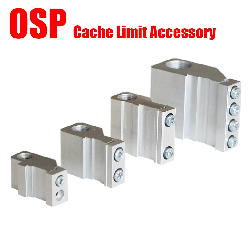 

High Speed Mechanical Rodless Cylinder Installation Accessories with Guide Rails Mechanical Buffer Control OSP-P16-25-32-40-50