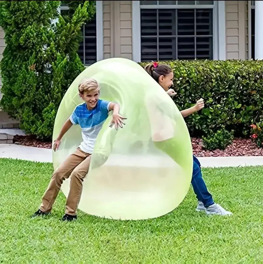 Bubble Ball, Giant Elastic Water-filled Ball TPR Interactive Swimming Pools Toy Water Filled Ball Water Balloons for Beach