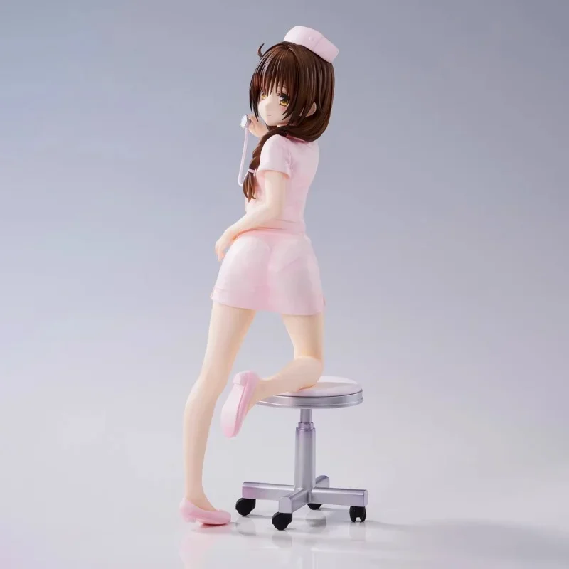 To LOVE DARKNESS Yuuki Mikan sexy nurse Original genuine PVC Action Figure Anime Figure Model Toys Figure Collection Doll Gift