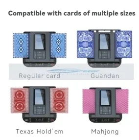 Automatic Cards Dealer, Rechargeable Cards Shuffler Shuffling Dealing Playing Cards Distribution Machine with 4 Bid Buttons