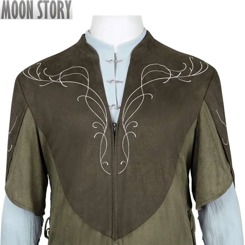 Lord of the Rings The Fellowship of the Ring Legolas Cosplay Costume The Elf Prince Full Set With Cloak$0$k