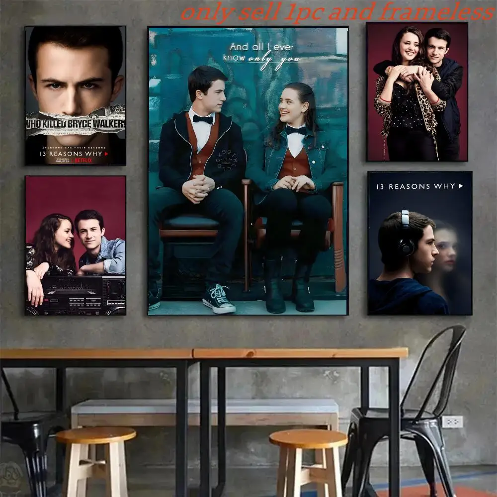 TV 13 Reasons Why TV Series Poster HD Wall Art interior Hallway Home Decoration Holiday Gifts