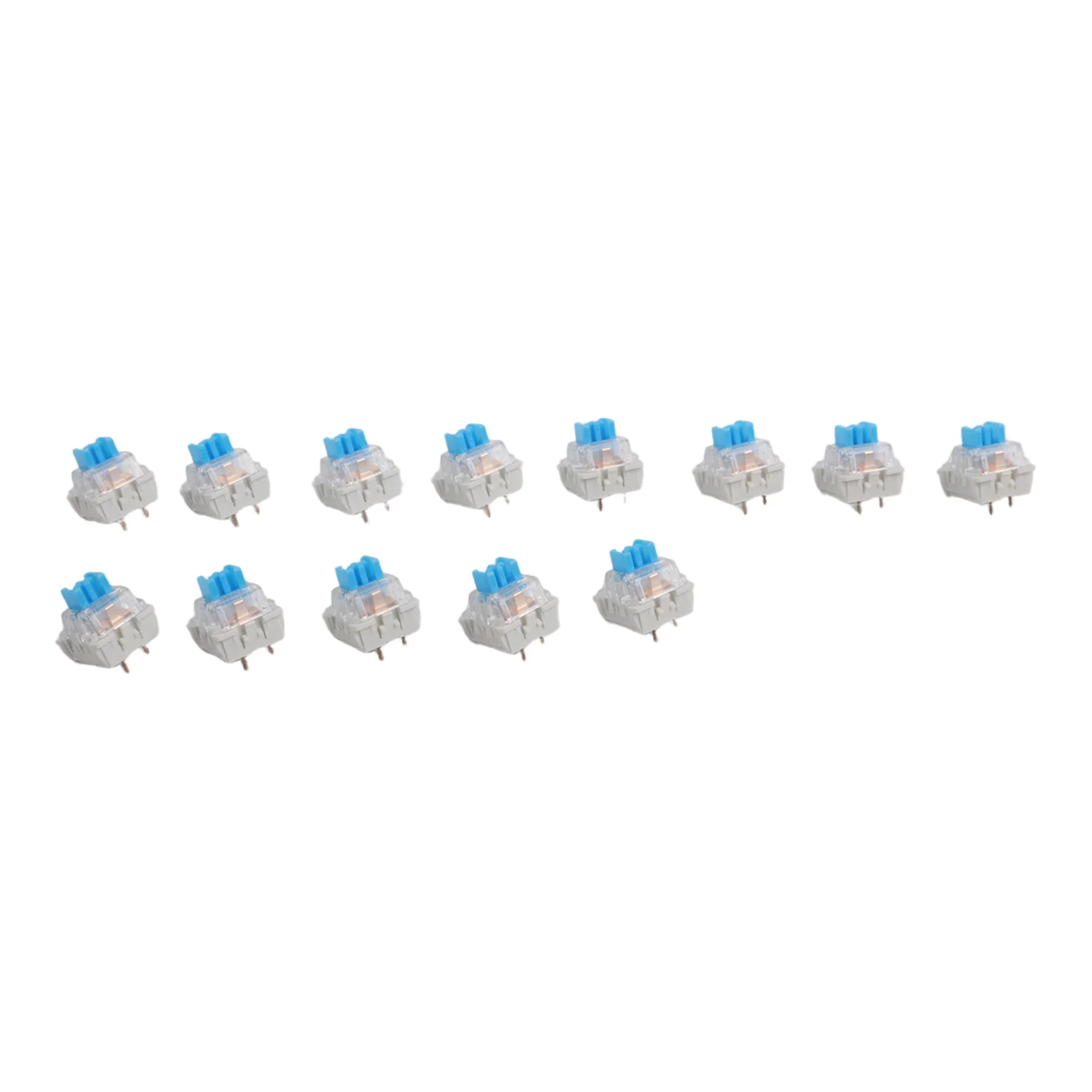 108PCS Blue Tactile Mechanical Keyboard Switches 3Pin Clicky Key Replacement For Gaming Typing For Custom Build Hot Swap DIY Par