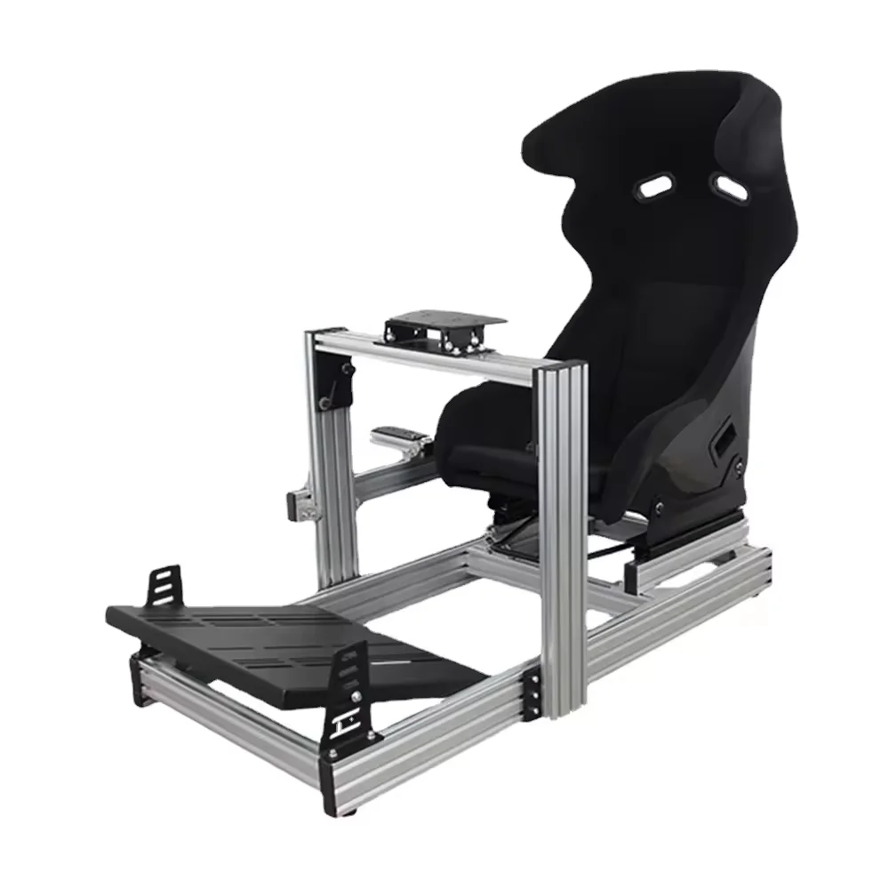 Basic Version Game Direct Drive Game Steering Wheel Profile Bracket Simulator Chair  Sim Racing Cockpit Sim Rig Seat