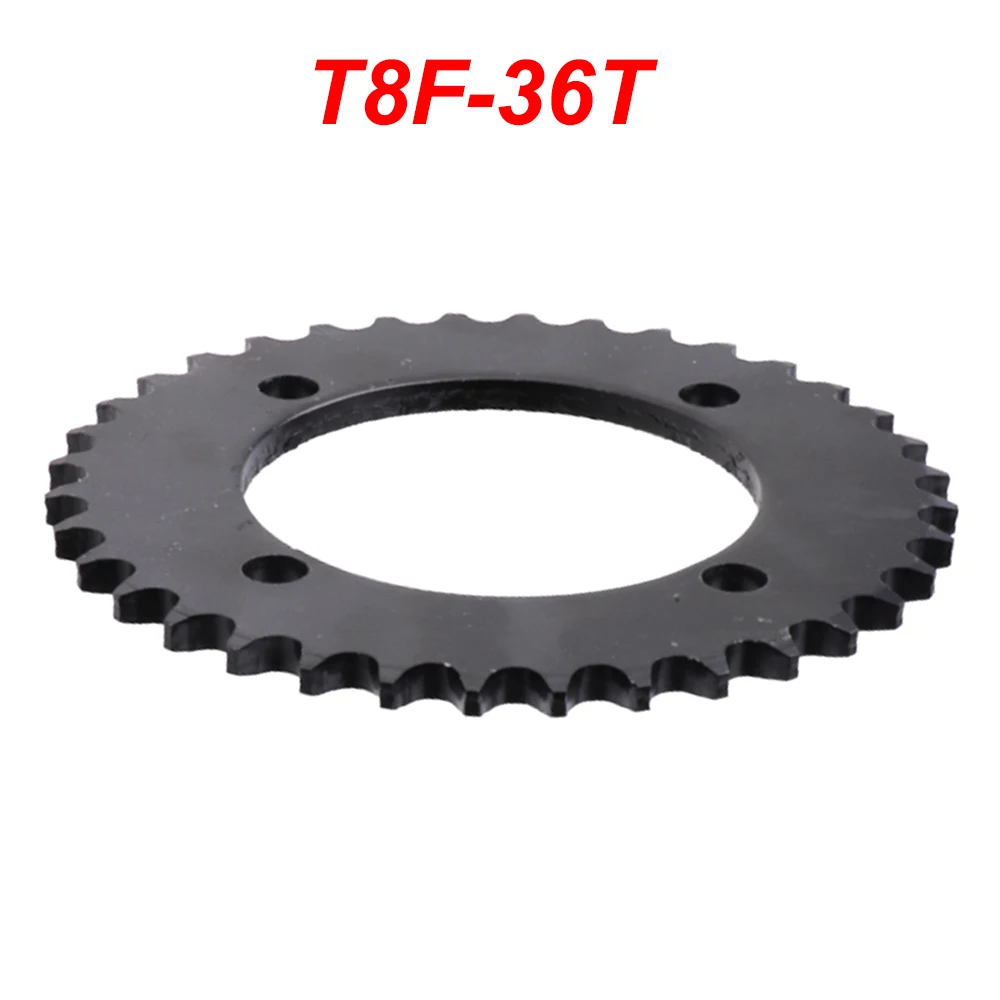 

T8F Rear Chain Sprocket Black T8F 36T tooth 54mm For 43cc 47cc 49cc Minimoto Pocket bike Gas Petrol Goped Scooter ATV Quad