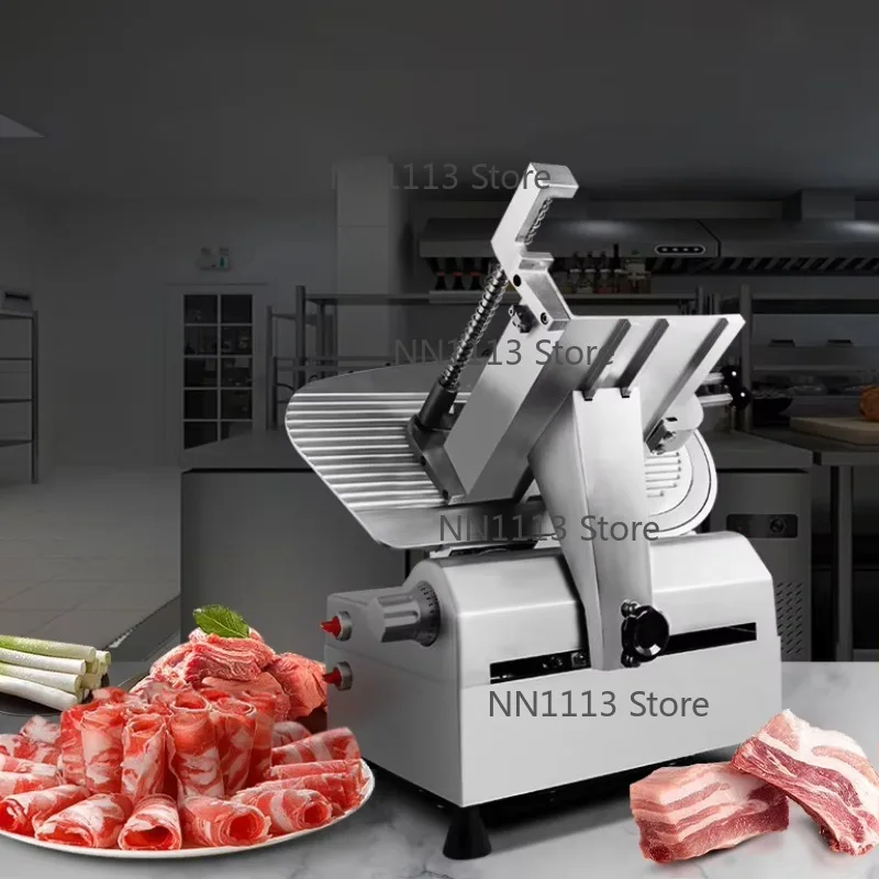 Commercial Meat Vegetable Cutter Slicing Processing Machine Anodized Aluminum Fearless Frozen Meat Slicer Machine