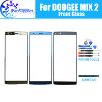 For DOOGEE MIX 2 Front Glass Screen Lens 100% New Front Touch Screen Glass Outer Lens for DOOGEE MIX 2 +Tools