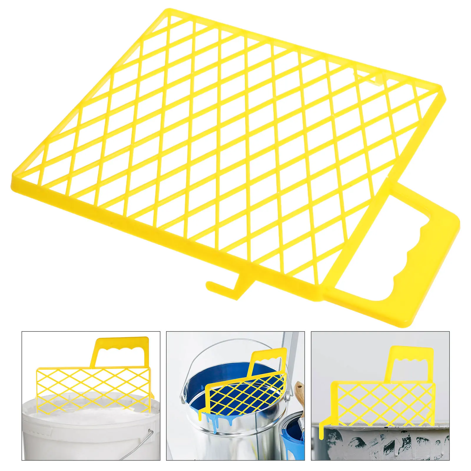 

Filter Grids for Bucket Pans ABS Plastic Paint Tray Liner Roller Screen Painting Supply Reusable Even Trays Roller Bucket