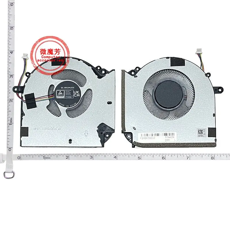 

Новый охлаждающий вентилятор для ноутбука/ноутбука, процессора/графического процессора для ASUS Vivobook 16x K3605z K3605V K3605ZV K3605VV G97N12ms1MZ-57T11 DFSCL42P065939