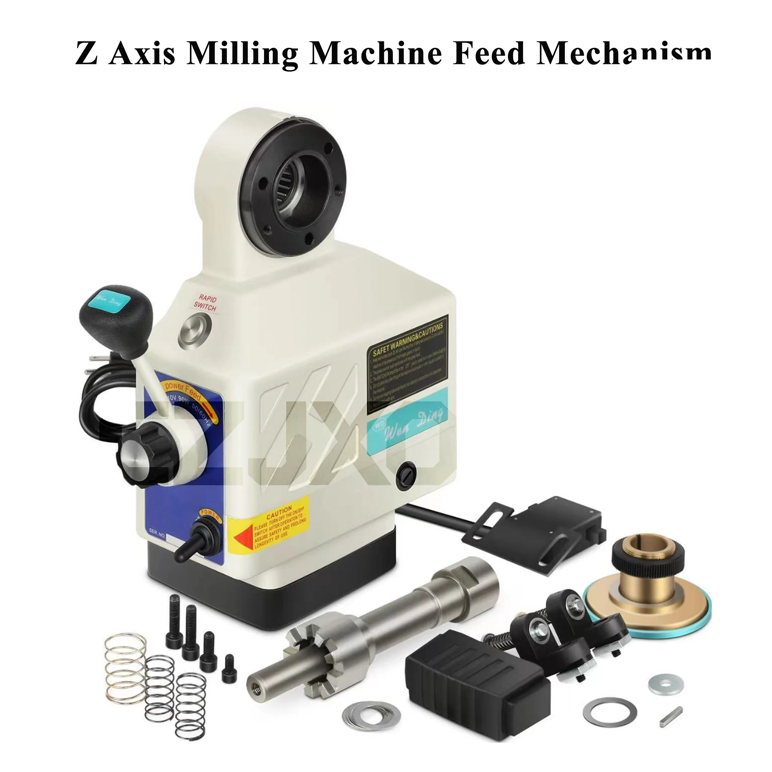 CZJXOOUS Z Axis Milling Machine Power Feed 450 in-lbs 200 RPM Auto Table Feed Feeder