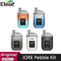 Original Eleaf IORE Pebble Kit 30W Vape 1100mAh Battery with 6.5ml Pod Cartridge Touch Button Electronic Cigarette Vaporizer