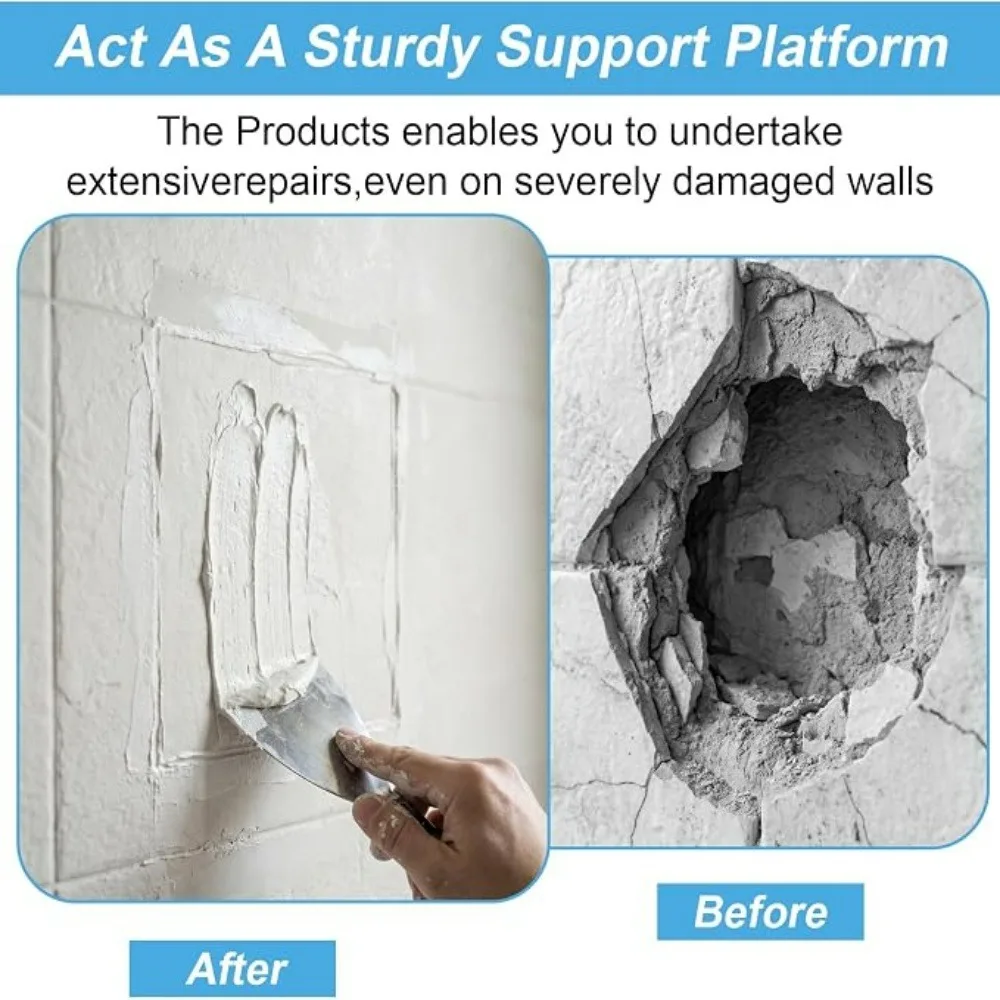 Gypsum Board Repair Fixed Clip DIY Damaged Wall Hole Repair Fastener 1/2 Inch Sheetrock Drywall Hole Repair Home Hardware Clamps
