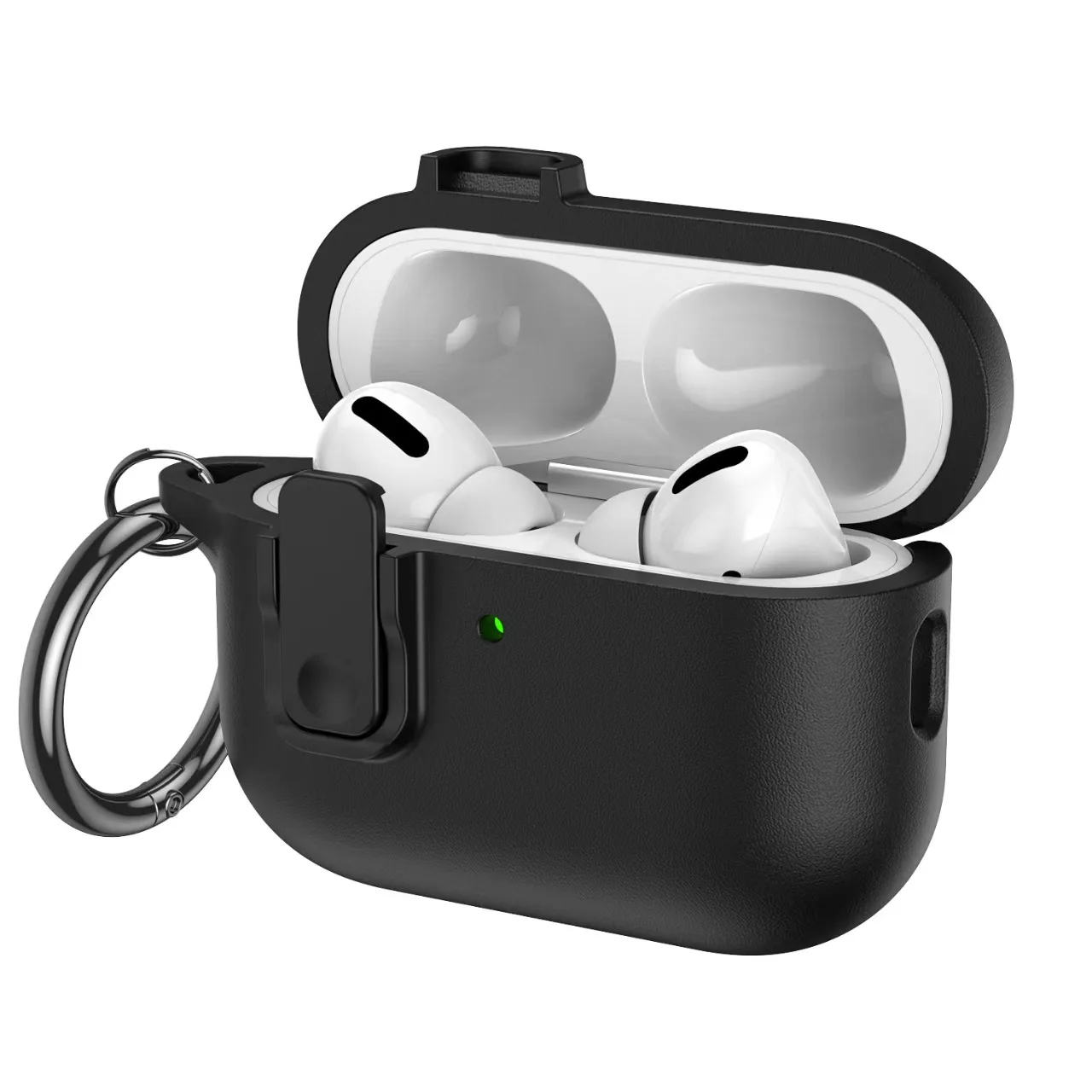 

Earphone Cover For AirPods Pro 3 Case Full Body Shockproof Protective Headphone Cases with Keychain For AirPods 4 3 Pro 2