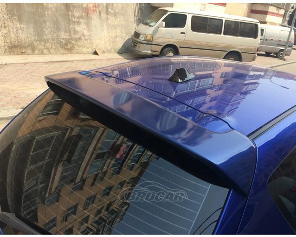 For Mazda 3 Hatchback Spoiler 2006 to 2012 Hatchback High Quality ABS Plastic Unpainted Primer Color Rear Trunk Wing Car Styling