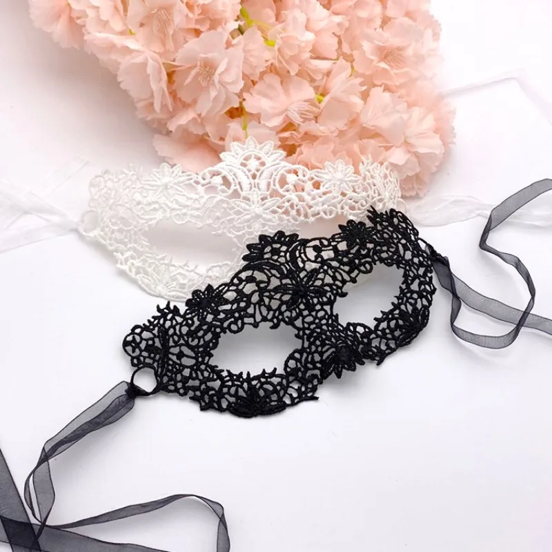 Máscaras de encaje Sexy para mujer, máscara de media cara de princesa para fiesta, Carnaval, mascarada, disfraz de mujer adulta, ojos divertidos,