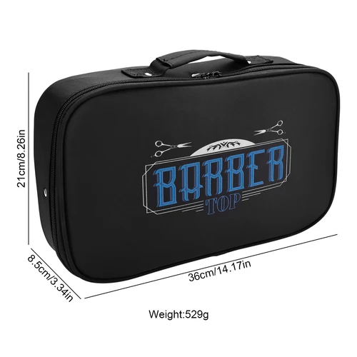 Imagen 2 del producto Estuche impermeable para tijeras de pelo de peluquero, caja de herramientas para recortar resistente a golpes, Maleta de estilismo sin deformación