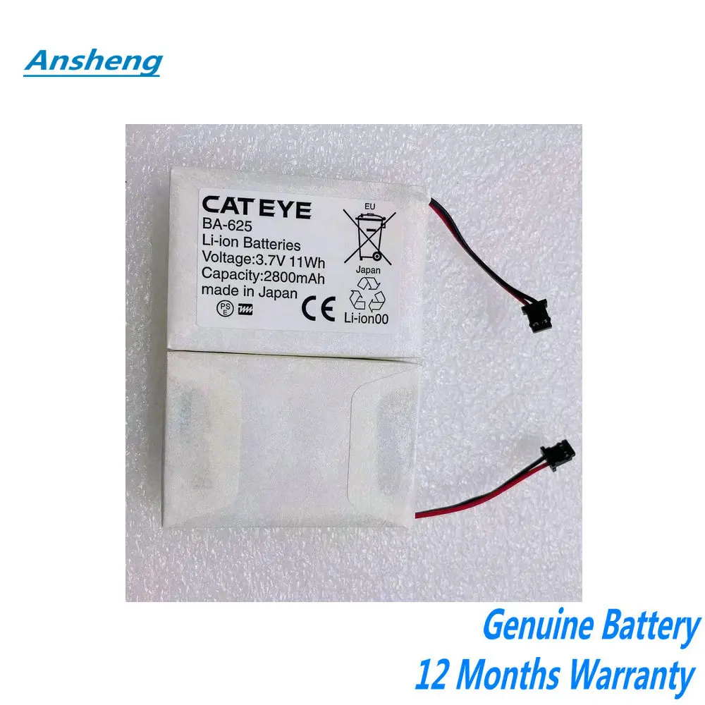 Original 3.7V 11Wh 2800mAh Battery For CATEYE BA-625 Batteries