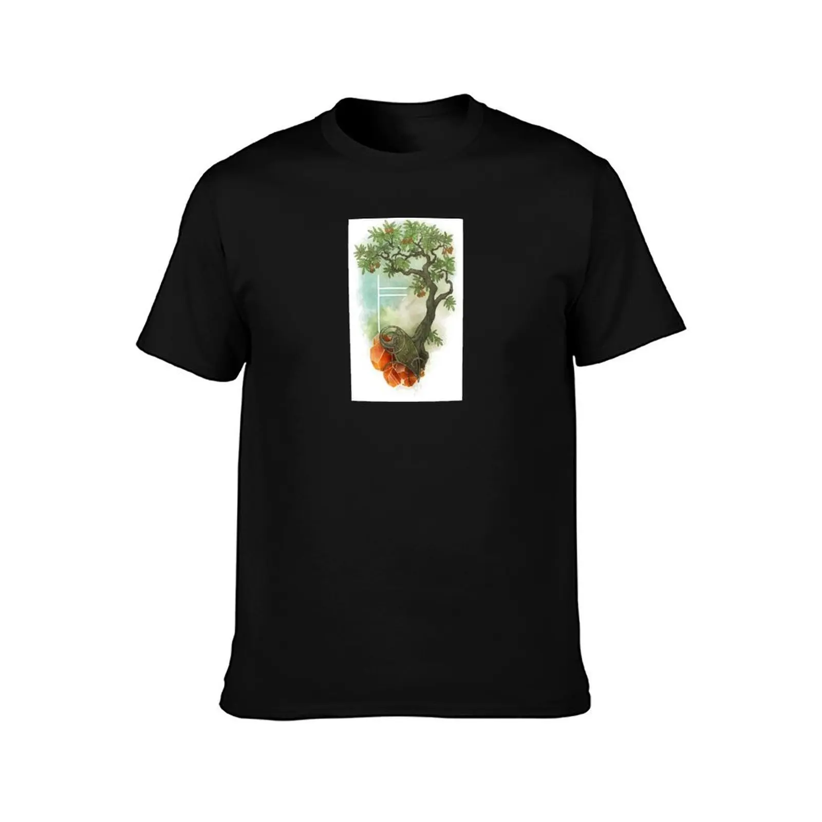 OGHAM art - LUIS The Rowan Tree T-Shirt vintage cotton graphic tees oversized graphic tee mens clothes