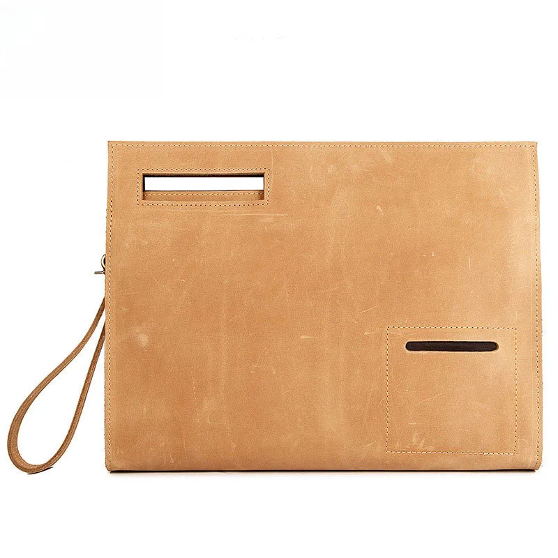 وثيقة الأعمال سعة كبيرة كريزي هورس أزياء الرجال جلد طبيعي أنيق Crossbody الرجال حقيبة جلدية الكمبيوتر اللوحي