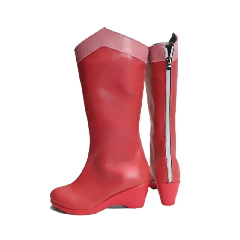 Invincible Atom Eve botas de Cosplay zapatos accesorios de Halloween accesorios de fiesta de Halloween personalizados en tallas grandes para hombres y mujeres