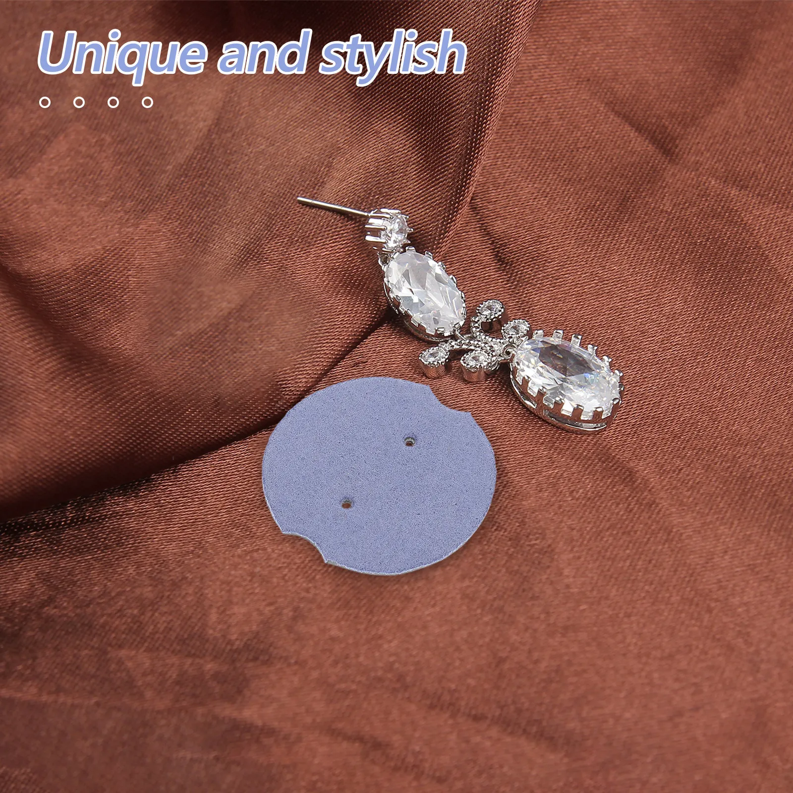 

12Pcs Jewelry Display Props Creative Round Ring Display Pads Sky-Blue Multipurpose Jewelry Holder Stand for Rings Earrings
