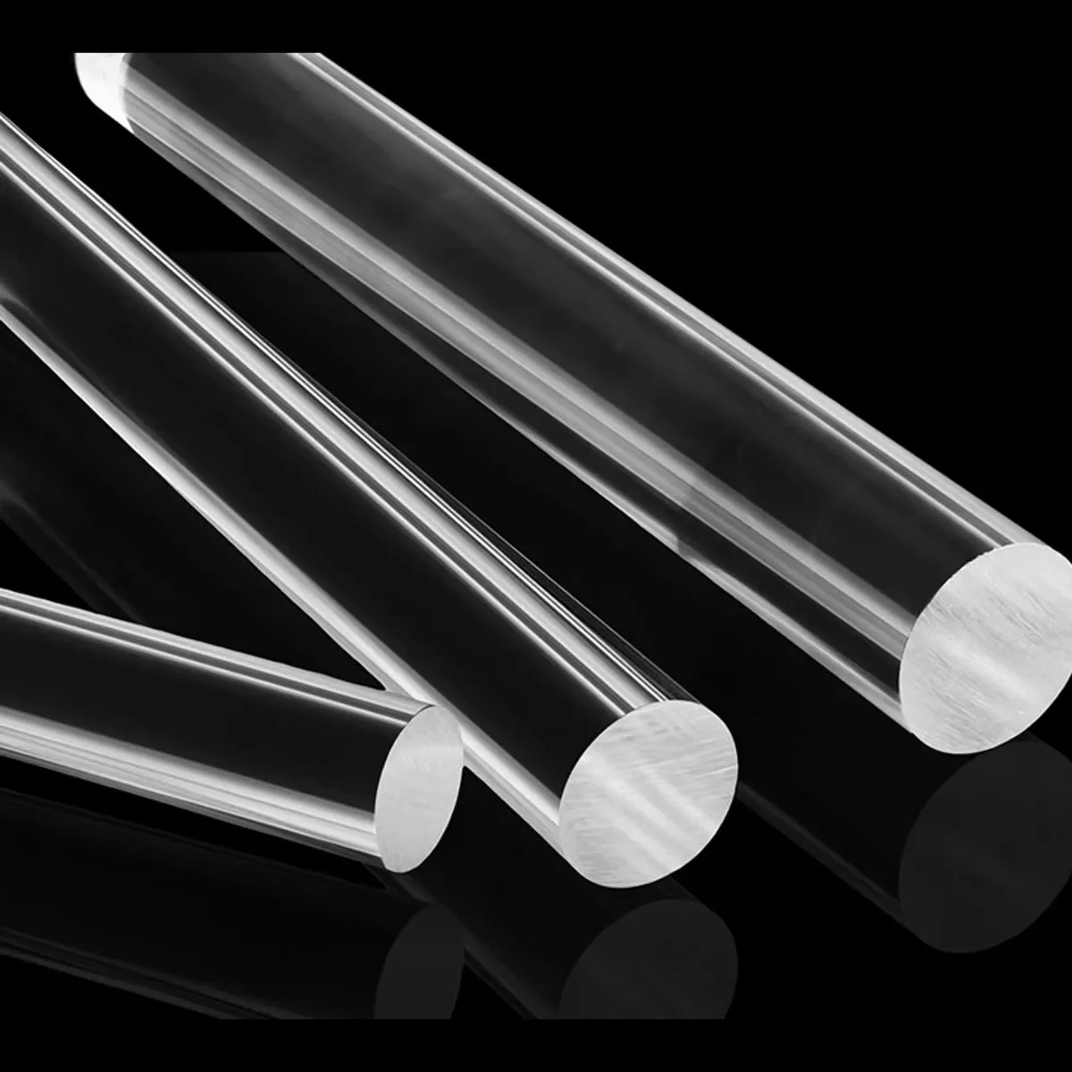 High Transparency Acrylic Round Rod, Organic Glass Rod, Solid Rod, PMMA Plastic Cylindrical Processing Customization