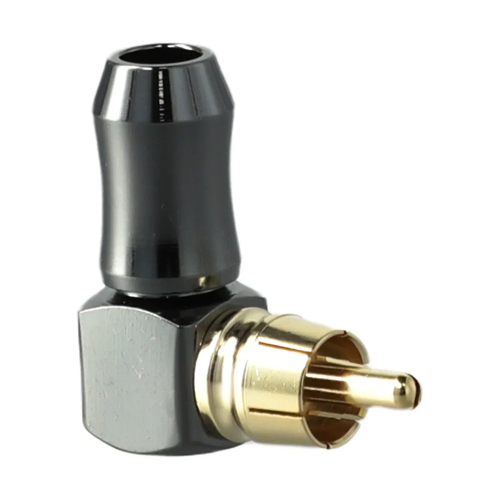 Audio Adapter Copper Audio Video Connector Brass Plated Connector Copper Audio Video Connector Fits Up To Mm Cable