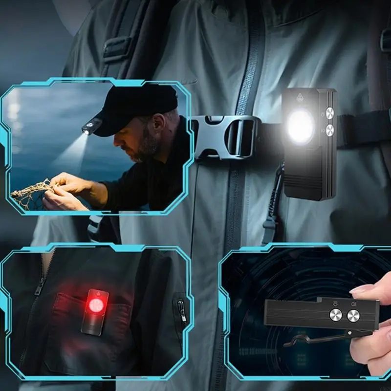 高輝度-led-磁気懐中電灯-クリップオンライト-複数のモード設定-防水-旅行-キャンプ-緊急事態に最適-y5gb