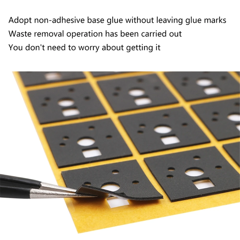 120 Pieces Mechanical Keyboard Switch Sticker Switch Stabilizer for Gaming Keyboard, Noise Dampener Foam Sound Reduction Film