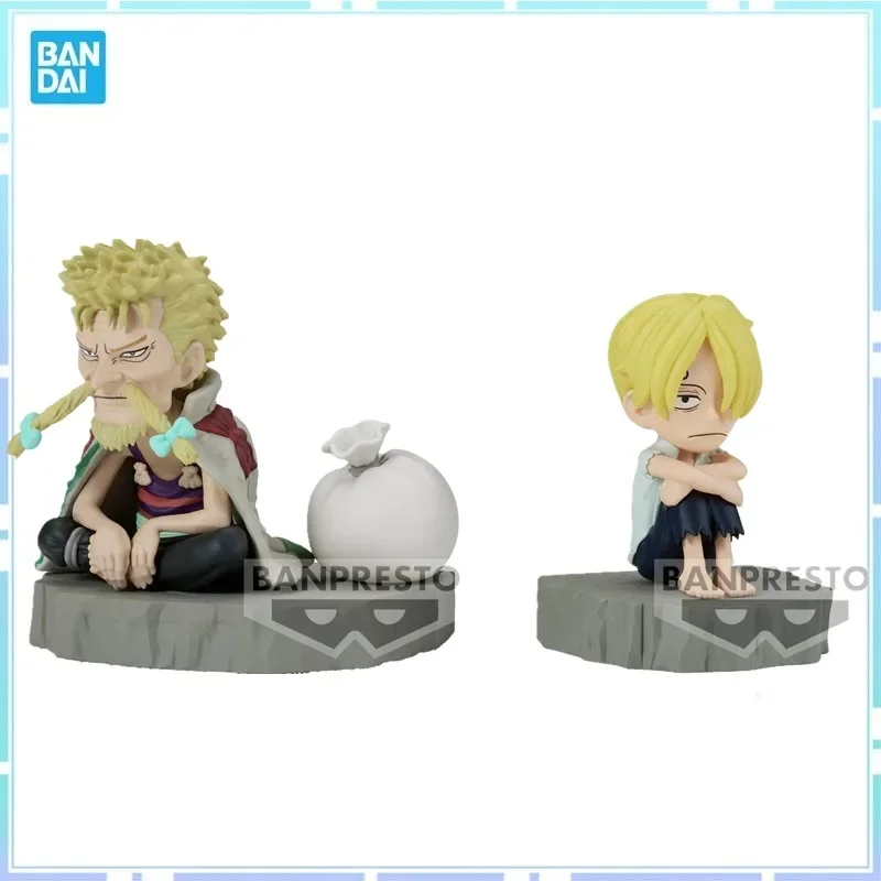 Bandai Original Anime One Piece WCF Zeff Sanji World Collectable Figure Log Stories PVC Action Figure Collectible Model Toys