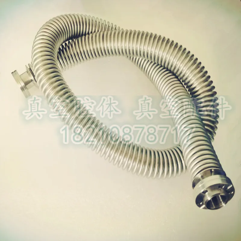 

304 Ultra-high Vacuum CF35 Corrugated Pipe CF16 Flange Hose/connecting Pipe 25 50 63 100