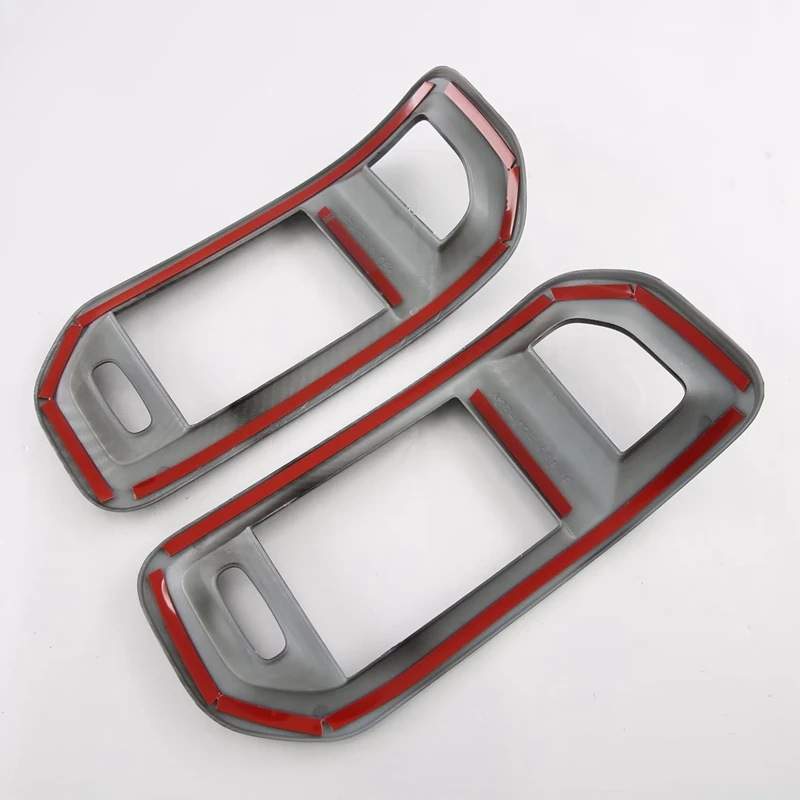 1Pair Dashboard Front Side Air Vent Trim Cover For Dodge RAM 1500 TRX T-REX 2023- Parts Car Interior Air Outlet Frame Stickers view 3